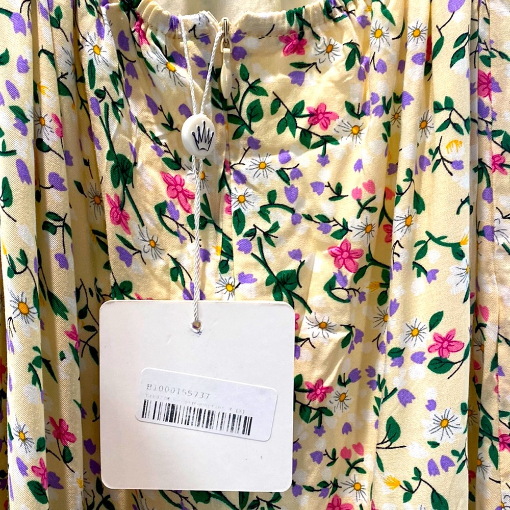 Yellow floral maxi dress - Picture 8 of 9